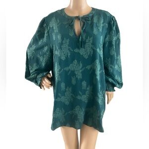 Fred David Appliqué Blouse Embroidered